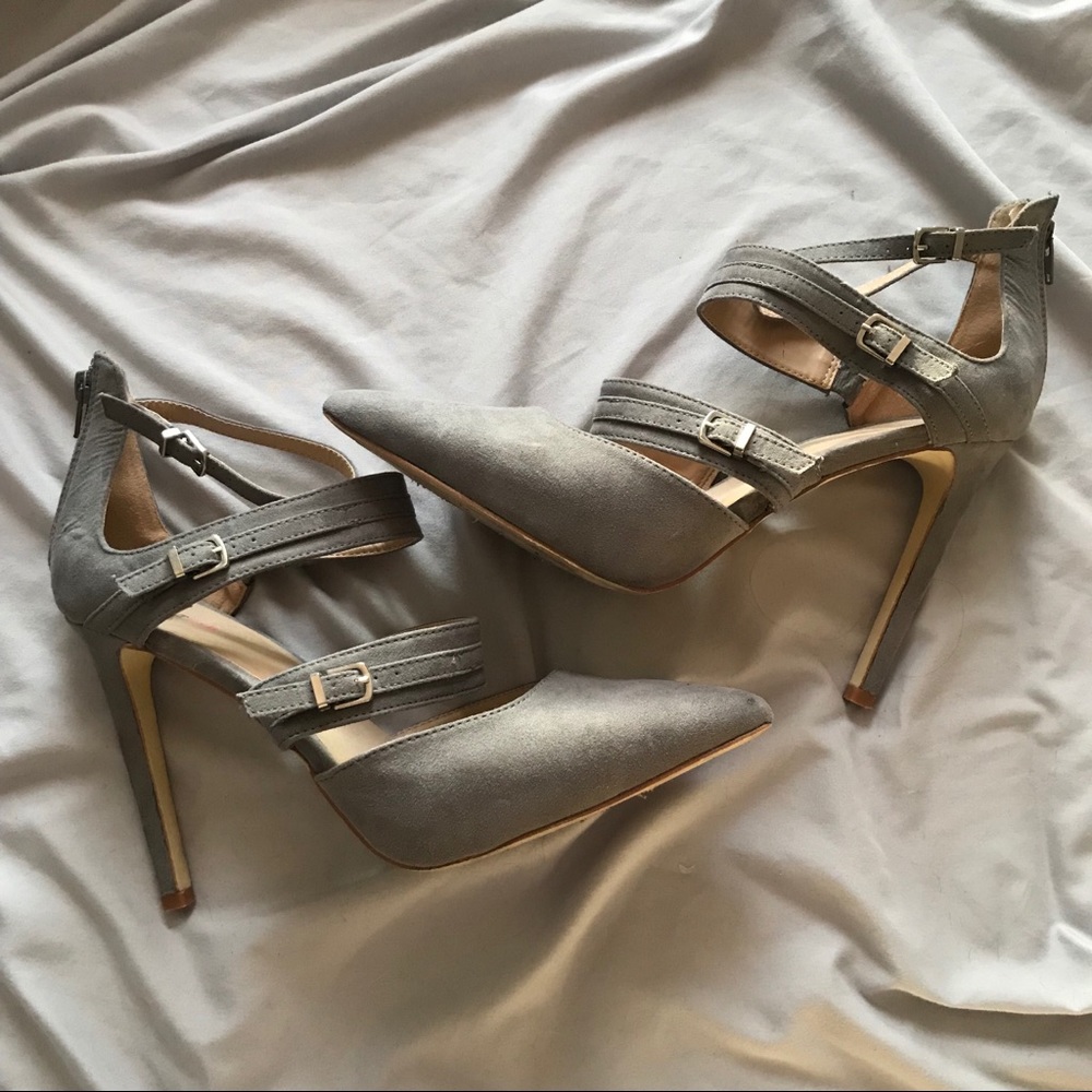 Grey High Heels
